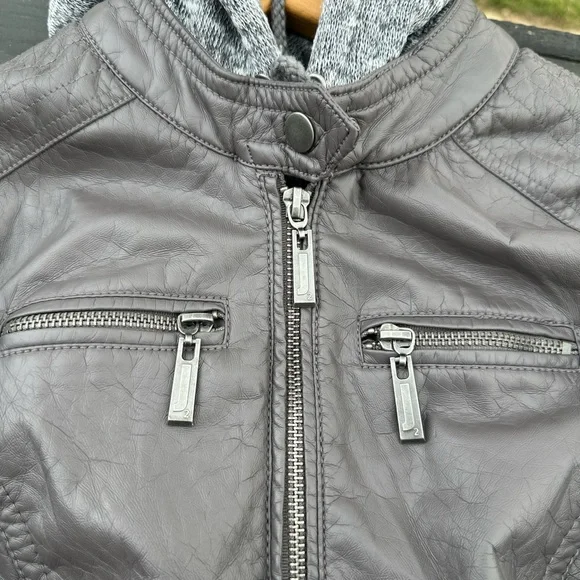 J2 Vegan Friendly Faux Leather Jacket Womens Sz M - Picture 7 of 7